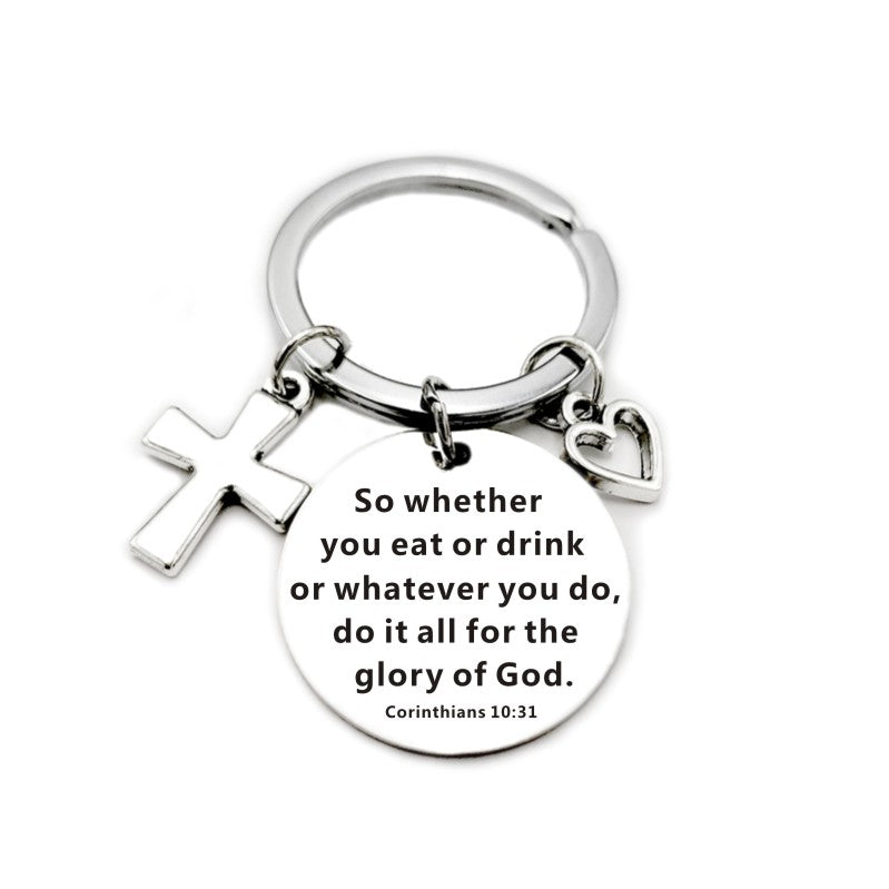 Christian Bible Scripture Pendant