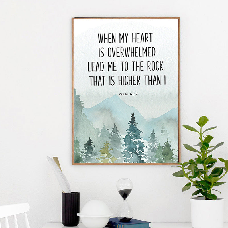 Psalm 61:2 Poster