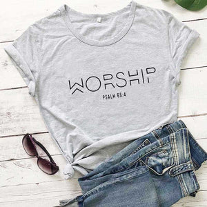 Psalm 66:4 Women's T-Shirt