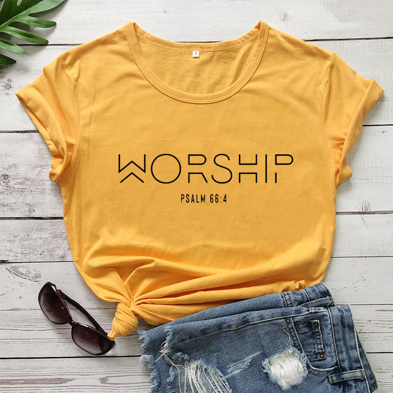 Psalm 66:4 Women's T-Shirt