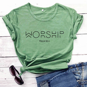 Psalm 66:4 Women's T-Shirt