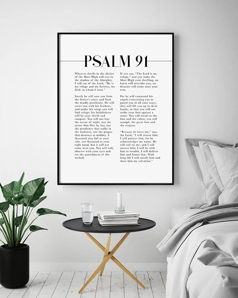 Psalm 91 Wall Art