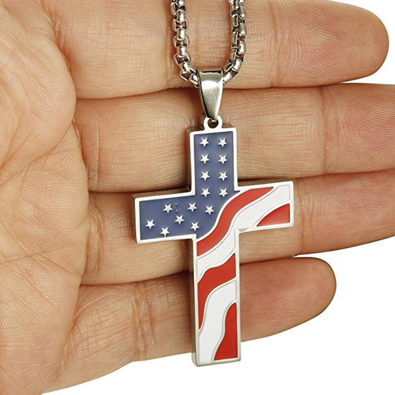 USA Christian Cross