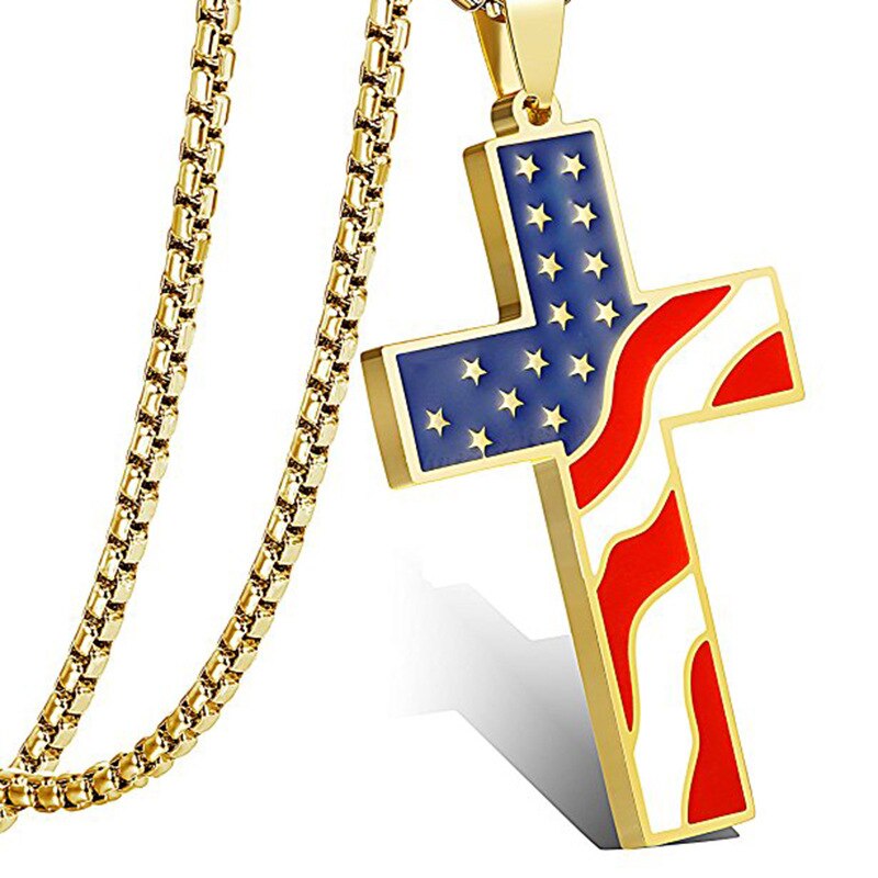 USA Christian Cross