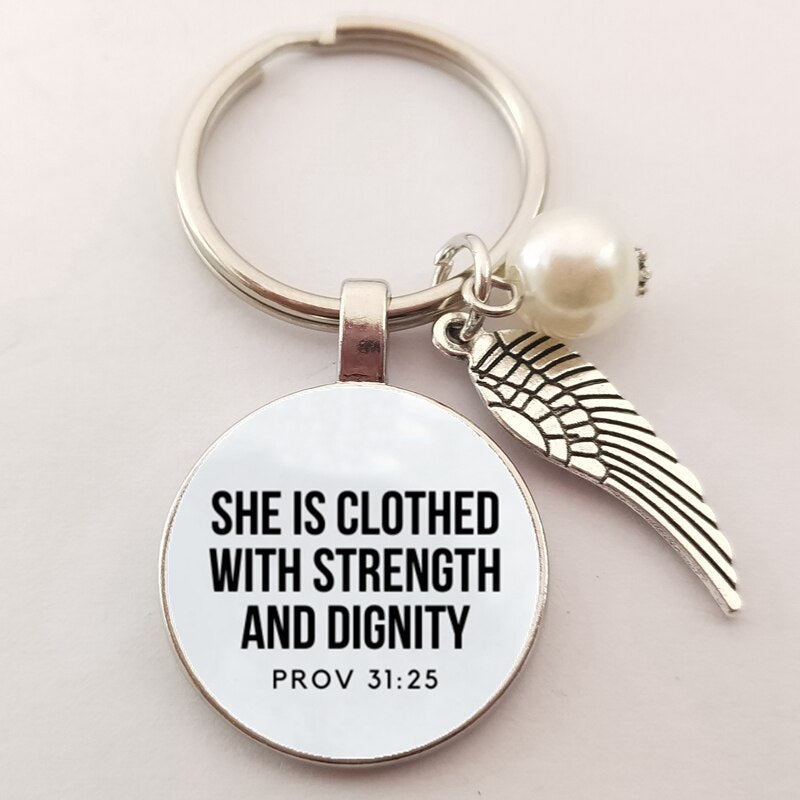 Bible Verse Keychains