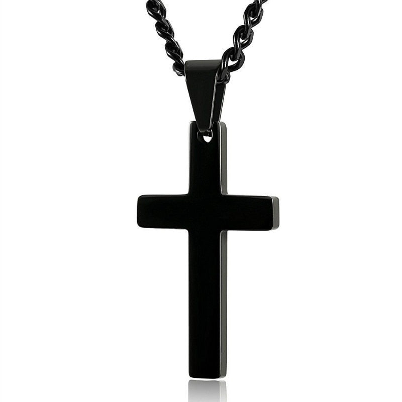 Steel Cross Pendant