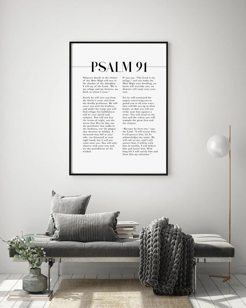 Psalm 91 Wall Art