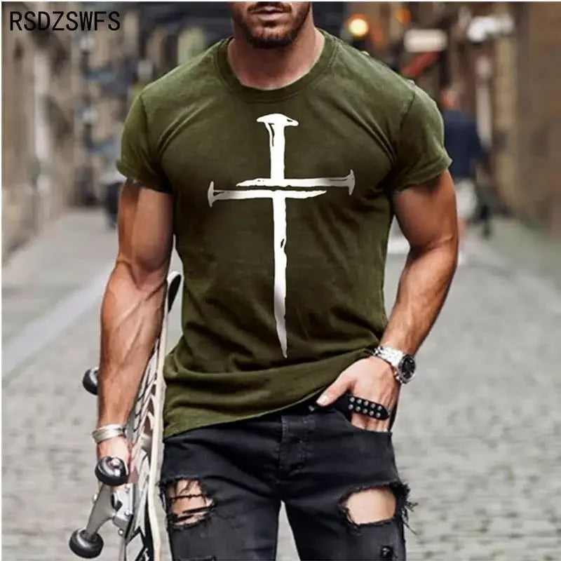 Cross Nail Graphic Tee