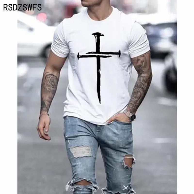 Cross Nail Graphic Tee