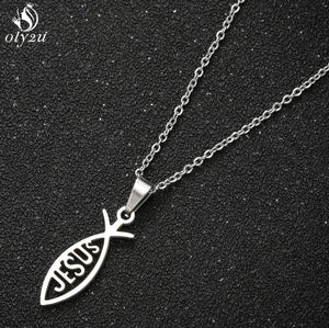 Jesus Fish Necklace